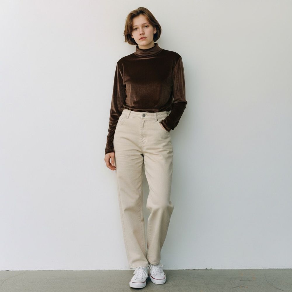 Andria Lieu Collection Velvet Top